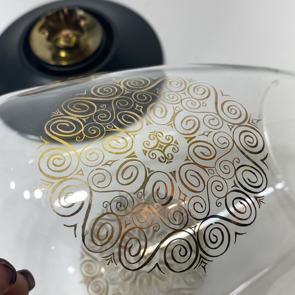 Vintage David Douglas Taper Candle Holder Hurricane Shade Accalac - Picture 11 of 11